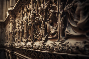 Fototapeta na wymiar Gothic Cathedral, Details