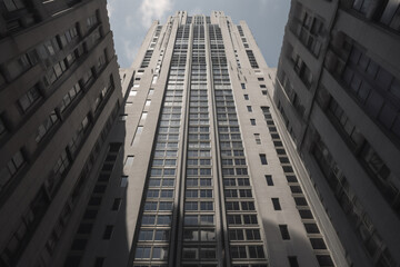 Fototapeta premium Skyscraper shot from below