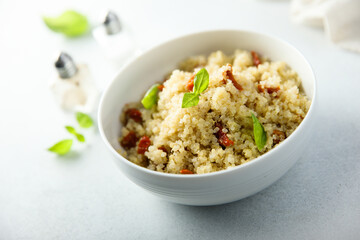 Couscous with sun dried tomatoes