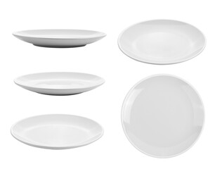ceramic plate on transparent png