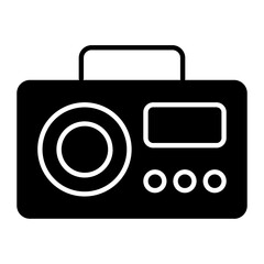 Radio Glyph Icon