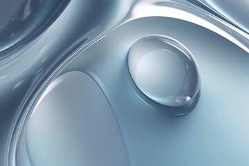 Abstract liquid background. AI technology generated image