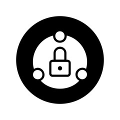 Fototapeta premium lock icon