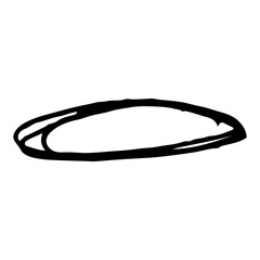 Naklejka premium hand drawn speech bubbles on transparent background. PNG