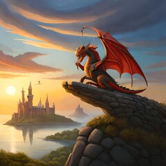 dragon on the roof