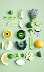 set of spa icons made using Generative AI Technology.