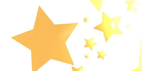 Obraz premium XMAS Banner with golden decoration. Festive border with falling glitter dust and stars.