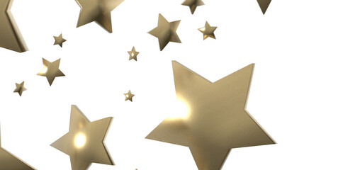 XMAS stars background, sparkle lights confetti falling. magic shining Flying christmas stars on night