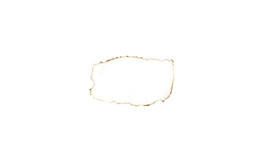 Burnt white paper for design
