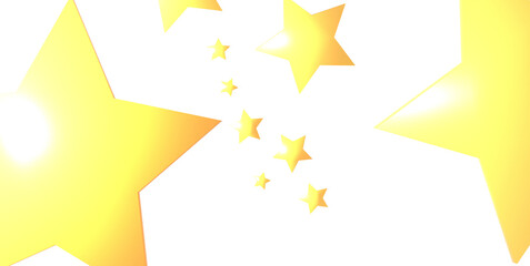 XMAS Stars - A gray whirlwind of golden snowflakes and stars. New