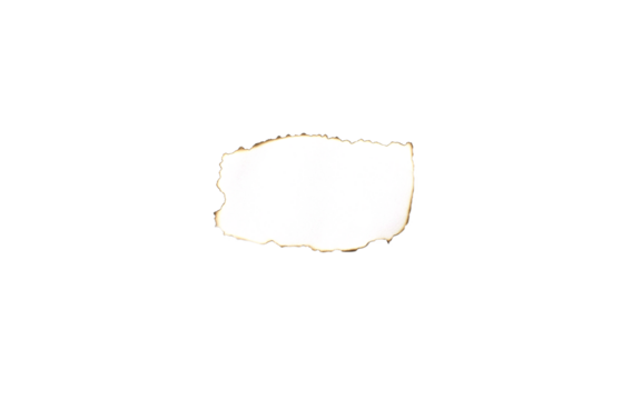 Burnt white paper for design