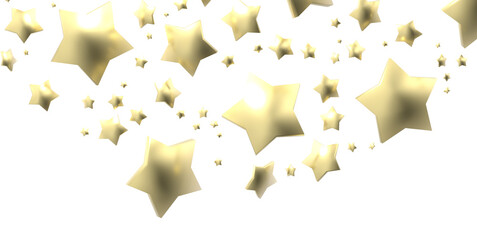 XMAS Glossy 3D Christmas star icon. Design element for holidays. -