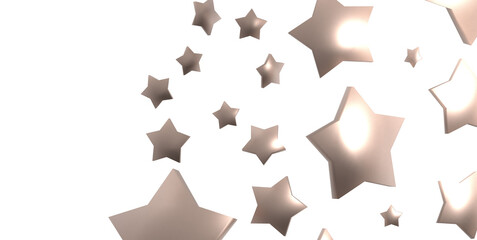 XMAS Stars - stars. Confetti celebration, Falling golden abstract decoration for party, birthday celebrate,