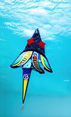 dolphin in the water made using Generative AI Technology.