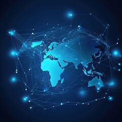 Obraz premium Global Internet Business Concept from the Concepts Series. generative ai