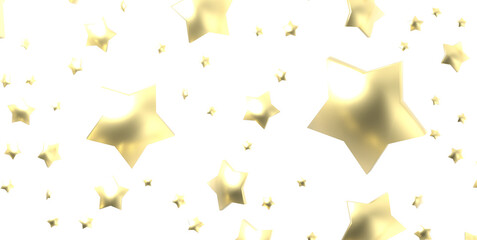 XMAS stars. Confetti celebration, Falling golden abstract decoration for party, birthday celebrate,