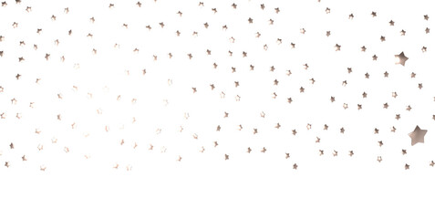 XMAS A gray whirlwind of golden snowflakes and stars. New