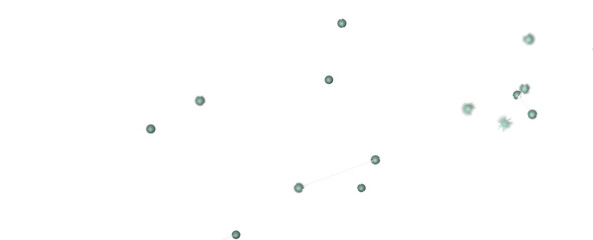 Abstract technology futuristic network - fantasy plexus background. 3D rendering