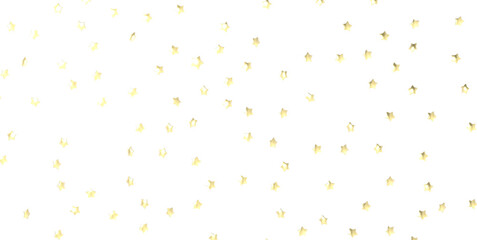 XMAS stars. Confetti celebration, Falling golden abstract decoration for party, birthday celebrate,