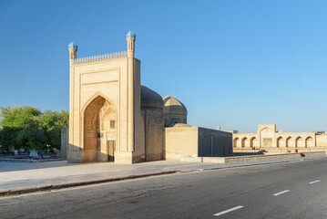 Maghoki Attori Mosque in Historic Center of Bukhara, Uzbekistan