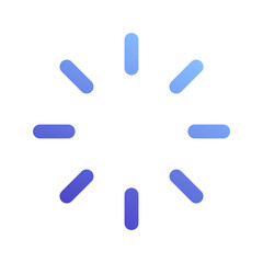 loading gradient icon