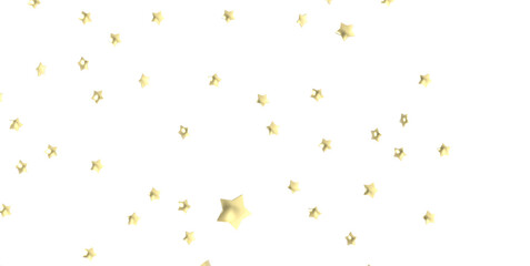 Stars - Festive christmas card. Isolated illustration white background. - PNG