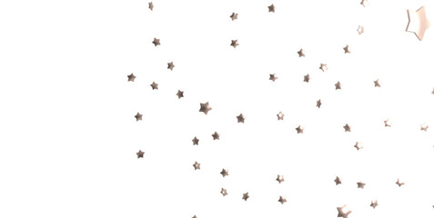 XMAS Stars - stars. Confetti celebration, Falling golden abstract decoration for party, birthday celebrate,