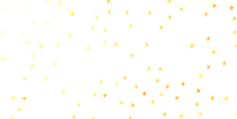 XMAS Stars - Holiday golden decoration, glitter frame isolated -