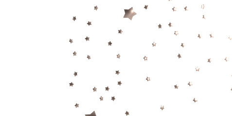 XMAS Stars - stars. Confetti celebration, Falling golden abstract decoration for party, birthday celebrate,