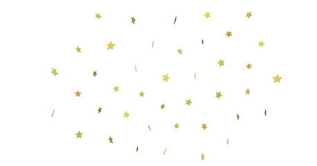 Glossy 3D Christmas star icon. Design element for holidays. - 3d png