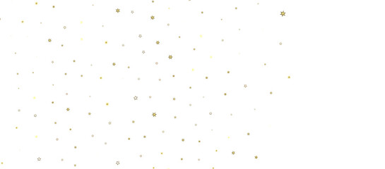 XMAS Stars - stars. Confetti celebration, Falling golden abstract decoration for party, birthday celebrate,