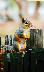 squirrel eating nut made using Generative AI Technology.
