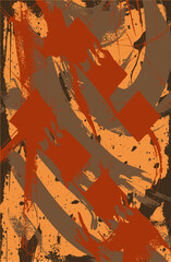 Color abstract grunge vector background. Chaos of geometric elements