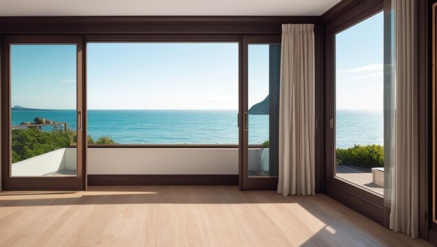 Living Room With A View Of The Ocean, Generative Ai