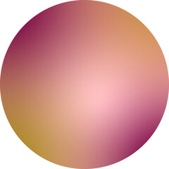 round maroon - olive - camel - pink gradient background
