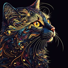 Cat art 