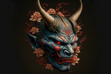 chinese dragon statue. Generative ai 