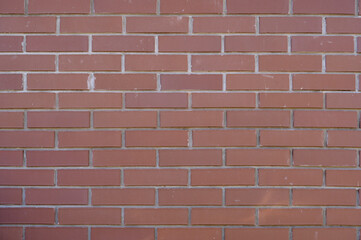 brick wall of the house, shot close-up