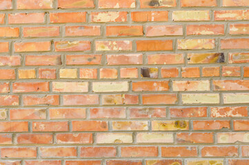 brick stone wall of the house, territory fencing, shot close-up