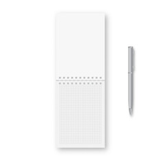  Template of office supplies. The graphic concept for your design. Vector illustration.