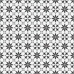 Vector seamless models. Modern stylish texture. Composition from regularly repeating geometrical element. Monochrome, simple. Vector illustrations.