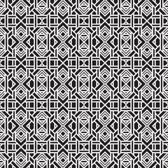 Vector seamless models. Modern stylish texture. Composition from regularly repeating geometrical element. Monochrome, simple. Vector illustrations.