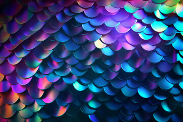 Holographic colorful 3d abstract background texture, for graphic elements or wallpaper.