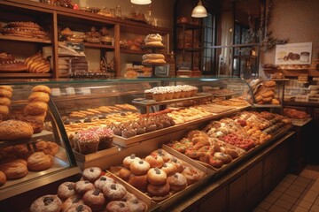 bakery and confectionery products beautiful image Generative AI