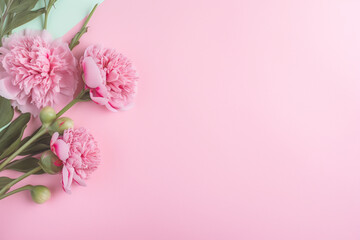 Pastel Blooms - A soft and dreamy floral background in pastel hues, perfect as a wallpaper, banner, or copy space - Generative AI technology