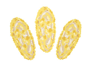 ごぼ天（ごぼうの天麩羅）のイラスト