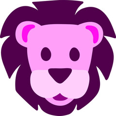 pink lion