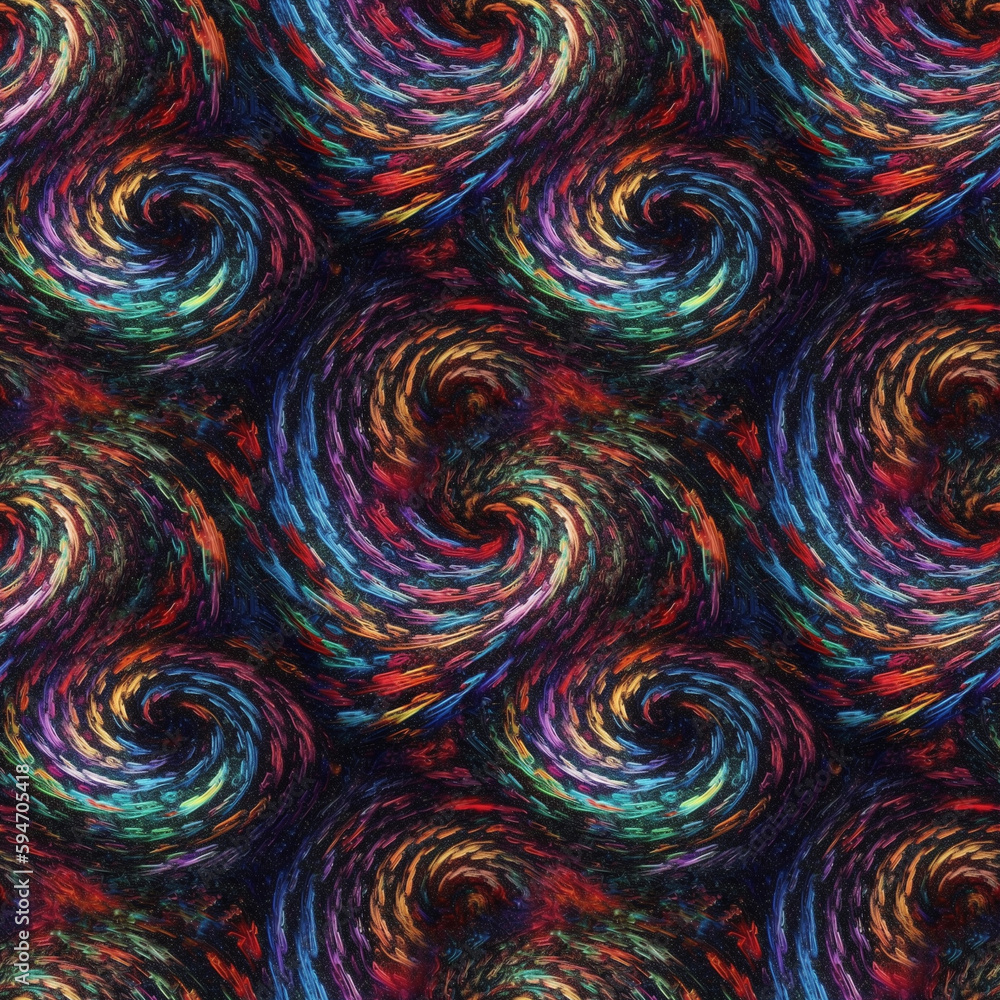 Poster bright creative colorful twisted lines in motion. beautiful swirls, multicolored vortex. ai generati