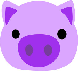purple pig