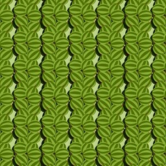 Vertical lines with green watermelons